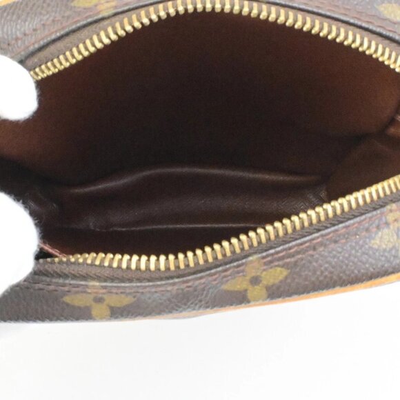 LOUIS VUITTON Danube Shoulder Bag Monogram Leather Brown France M45266 62EE085 - Picture 8 of 14